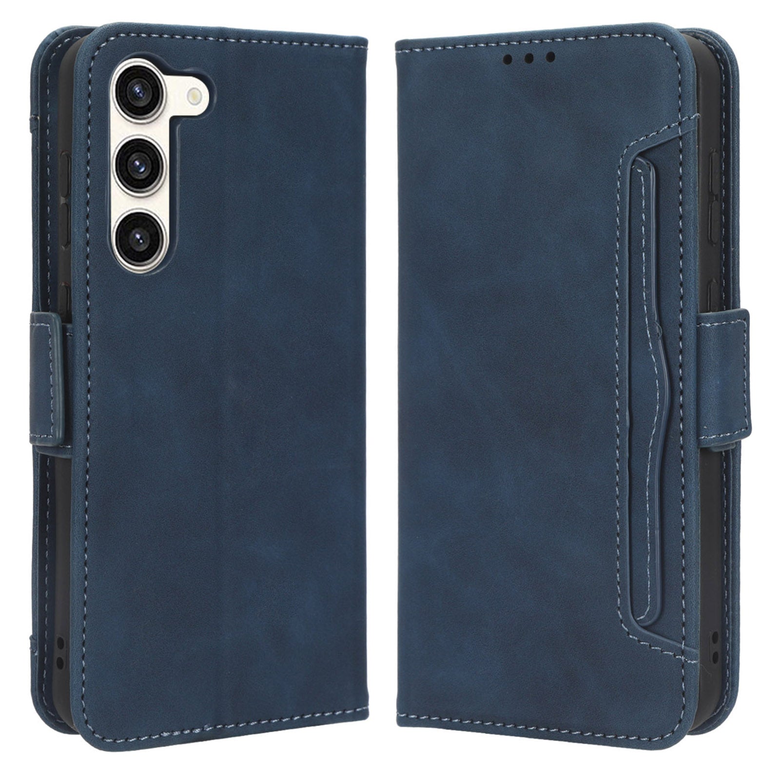 Wallet Flip Cover for Samsung Galaxy S23 PU Leather Phone Case Multiple Card Slots Stand Shell Wallet Flip Cover for Samsung Galaxy S23 PU Leather Phone Case Multiple Card Slots Stand Shell